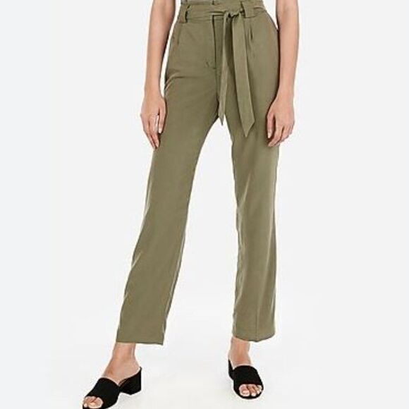 Express Ankle High Rise Pants Sz M - Picture 1 of 6